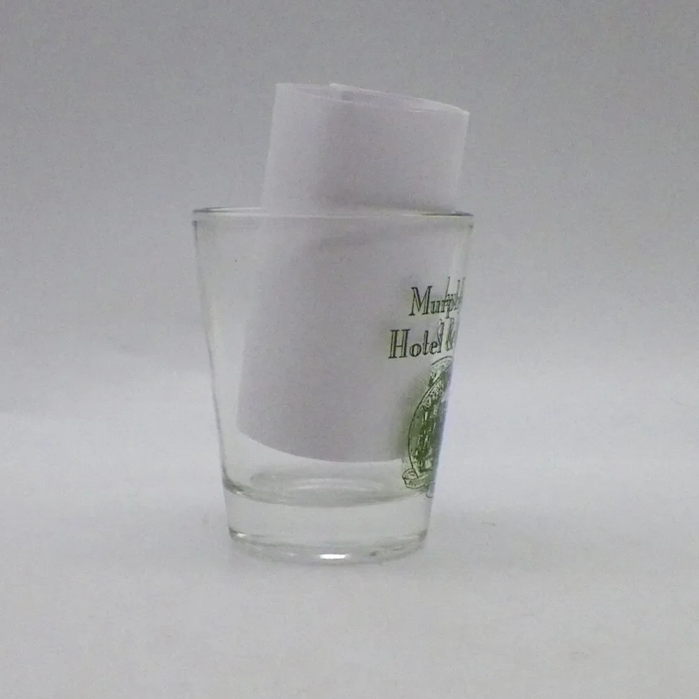 Murphys Historic Hotel & Restaurant Shot Glass California Souvenir